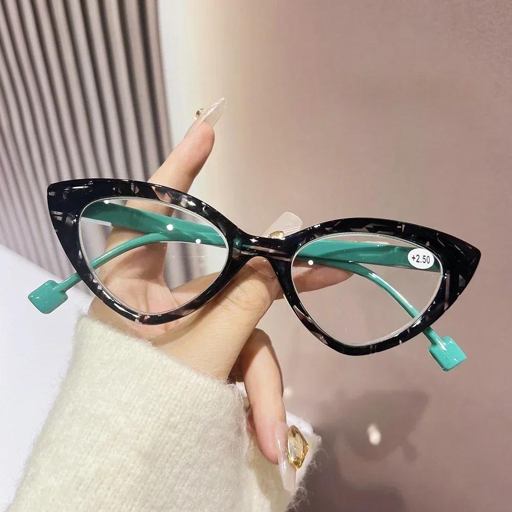 

Trends Elderly High-definition Presbyopia Glasses Ultra Light Cat Eye Reading Glasses Blue Light Blocking Eye Protection Eyewear 1.0