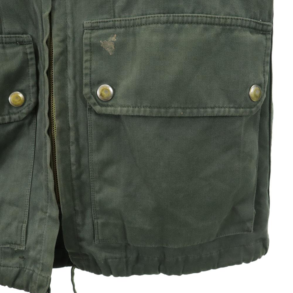 FRENCH ARMY 70s vintage Military jacket 92LGM Field Herringbone Twill Men's Used