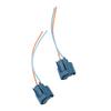 2pcs Headlight Connector Reliable Durable Quick Installation Portable Convenient Replaceable Wiring