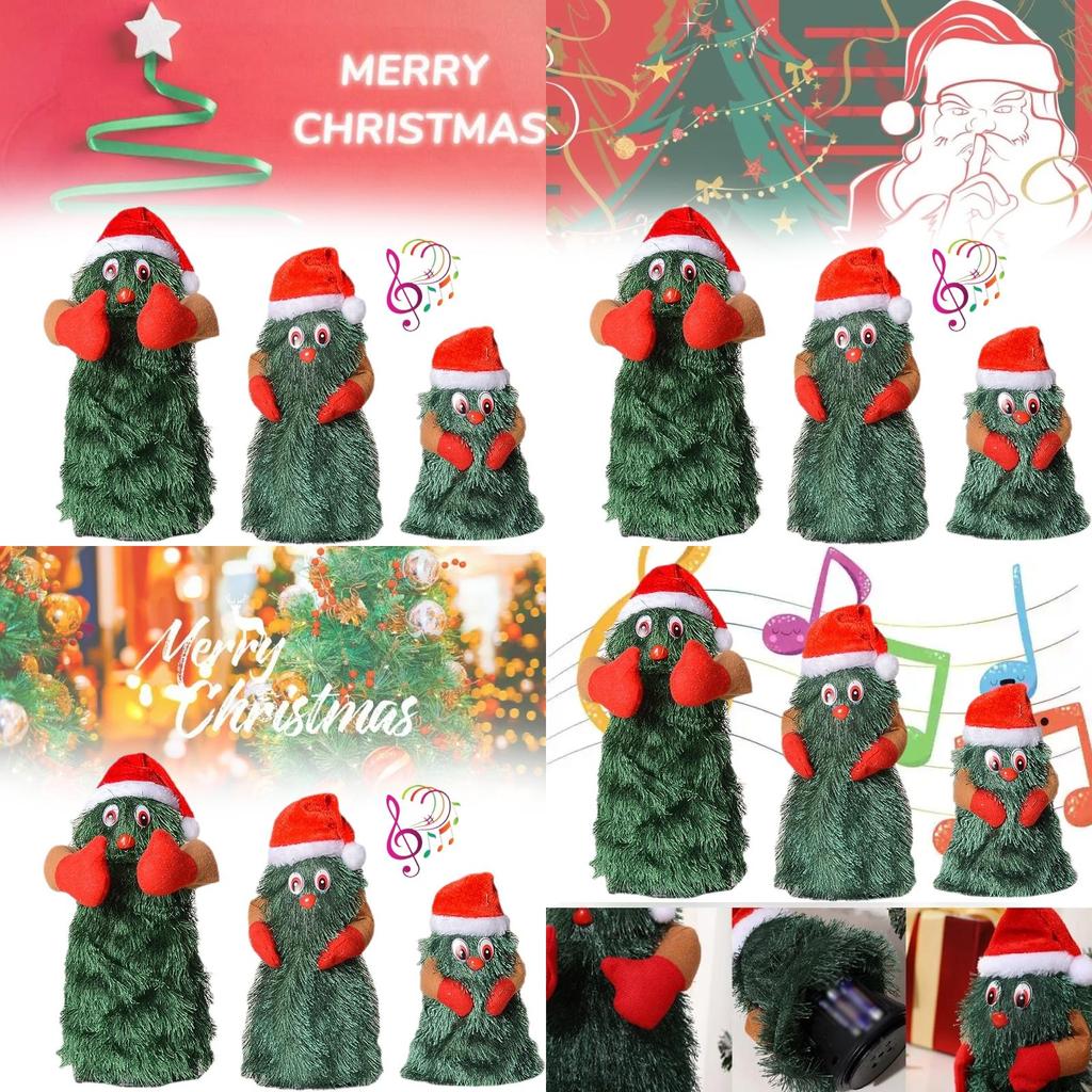 Fun Rotating Christmas Tree Electric Singing Dancing Toy For Kids Festive Decoration