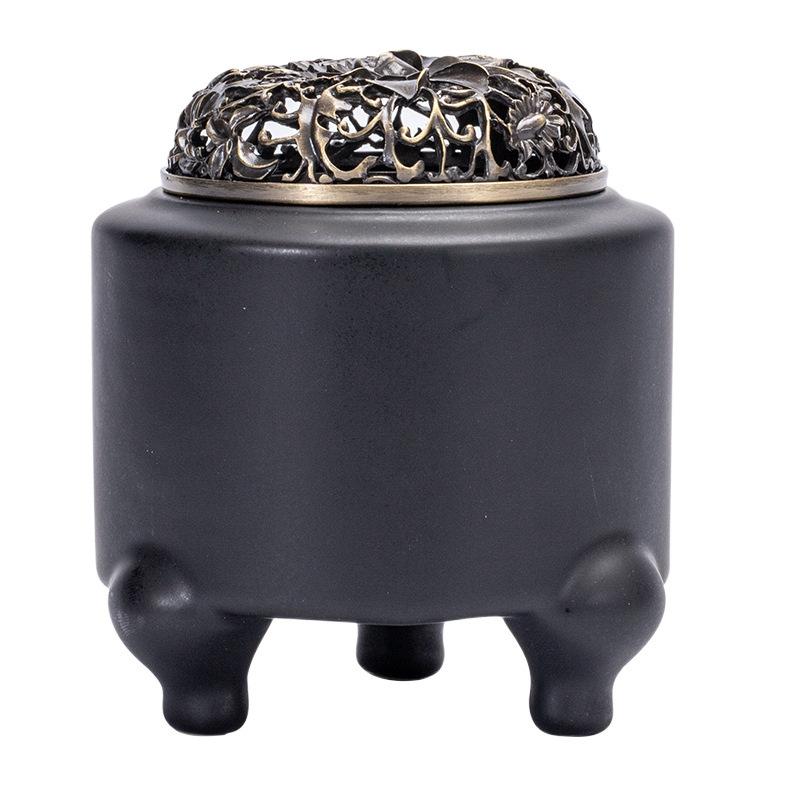 Electric Resin Burner with Timing Ceramic Incense Burner Frankincense Bakhoor Censer 110 V for Home Meditation Room