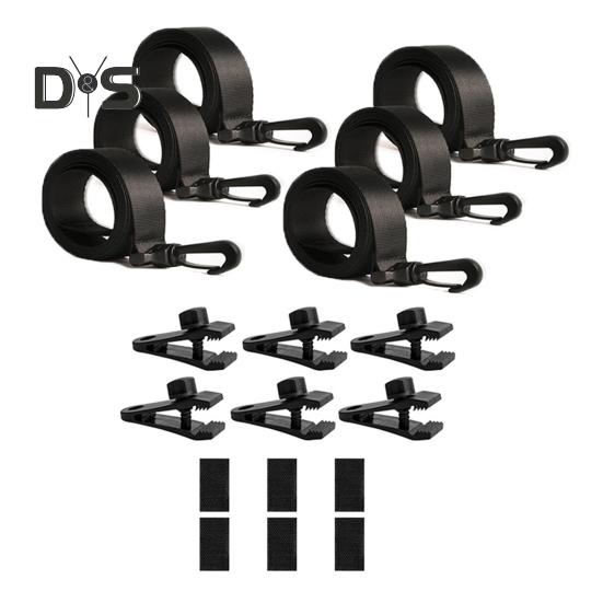 

Комплект ремней для покрытия бассейна Комплект для крепления катушки солнечного покрытия для бассейна 6 ремней с крючками Зажимы и застежки-липучки Закрепите солнечные одеяла на катушках для Sets