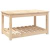 VidaXL Table de jardin 82,5x50,5x45 cm bois massif de pin 824134
