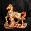 Zhaocai Horse Crafts Living Room Decor Twelve Zodiac Sign Wine Cabinet Wealth Attract Decoration Housewarming Opening Crafts