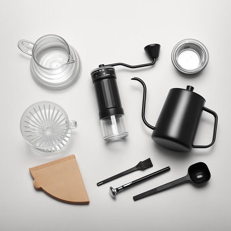 CLITON Hand Coffee Grinder & Pour Over Set