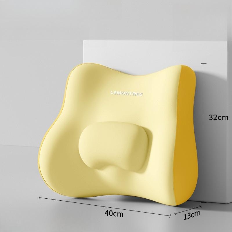 Office Lumbar Support Pillow Ergonomic Chair Back Cushion Waist Pillow for Home Office Seating Posture Support Waist Rest Pad