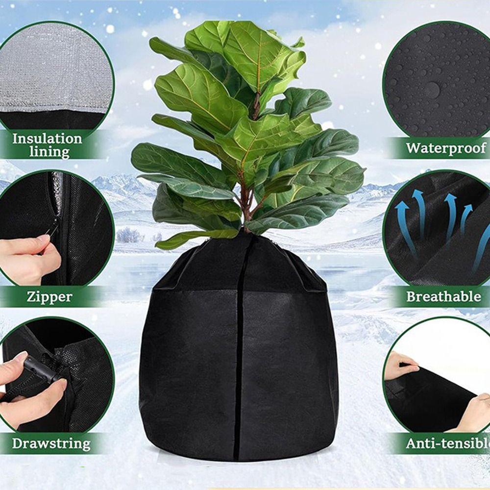 Oxford Cloth Thermal Pot Protector Breathable Winter Plant Cover Home Balcony Plants