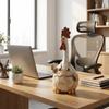 Cute Rooster Statue Cartoon Animal Shaped Garden Ornament Home Gift Chicken Sculpture  Indoor Decor