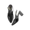 Shoetopia Smart Casual Glossy Upper Detailed Black Pumps For Women & Girls /Eu36