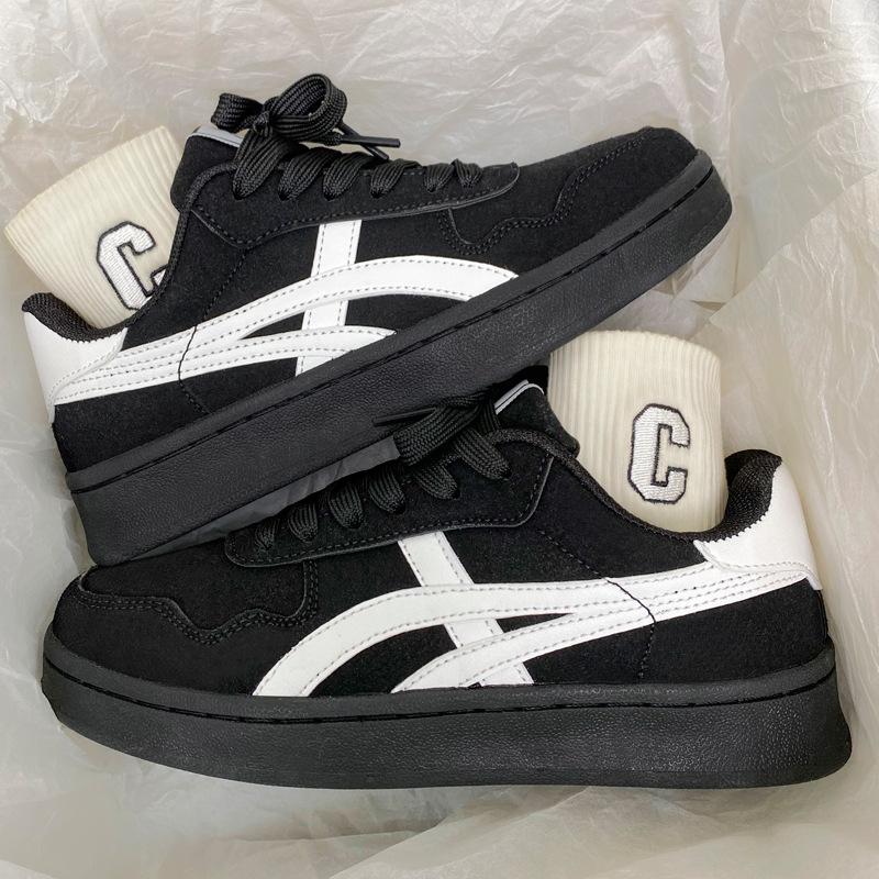 Spring and Summer New Versatile Guochao Super Fire Skateboard Shoes Student Japanese Breathable Thin Casual Shoes Men's and Women's Running Shoes