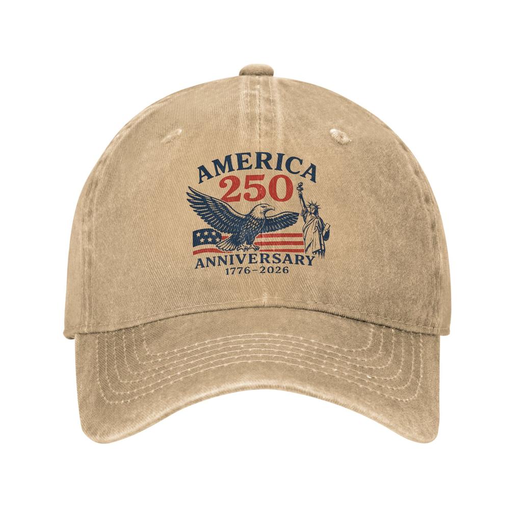 United States of America 250th Anniversary 17762026 Trucker Hats Outfit For Men Women Baseball Cap  Vintage Headwear Sun Caps