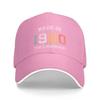 Personalized Made In 1980 Baseball Cap Hip Hop Adjustable The Legendary Are Born In 1980 42th Birthday Gift Dad Hat Autumn