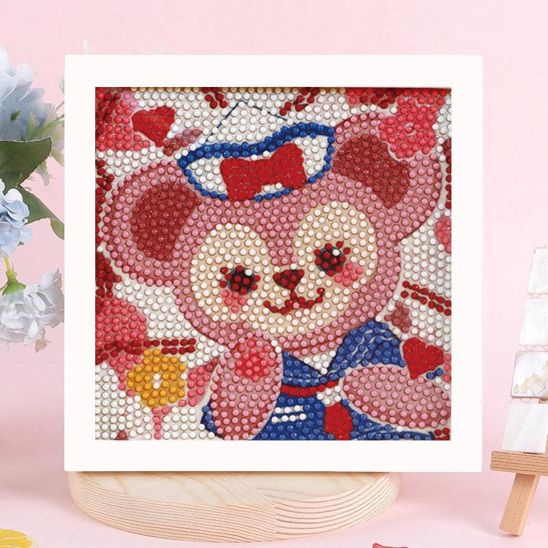 Sanrio Children's Diamond Painting with Frame Stickers - DIY Handmade Gift Set