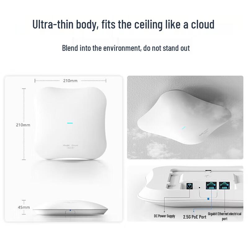Ruijie RAP2271(MG) WiFi 7 Ceiling AP