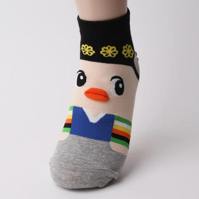 Korean Traditional Bride & Groom Character Socks – 2 Pairs