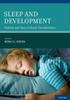 The Sleep and Development : Familial and Socio-Cultural Considerations Book
