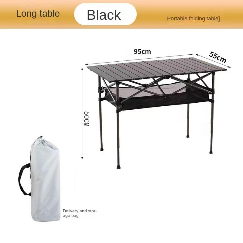 

Стол для пикника и кемпинга, уличный, портативный, складной, легкий, с сумкой для переноски, для поездок на автомобиле, длинный стол-ролл