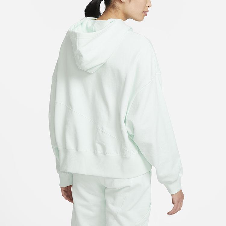 Nike Irregular Pocket Loose-Fit Sport Hoodie Women Hoodie Green DC5281-394