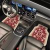 New Chinese-Style Car Floor Mats, Universal, Dirt-Resistant, Earthy Red, with a Sense of Atmosphere, Can Be Cut, Diatomaceous Earth Car Carpet Mats