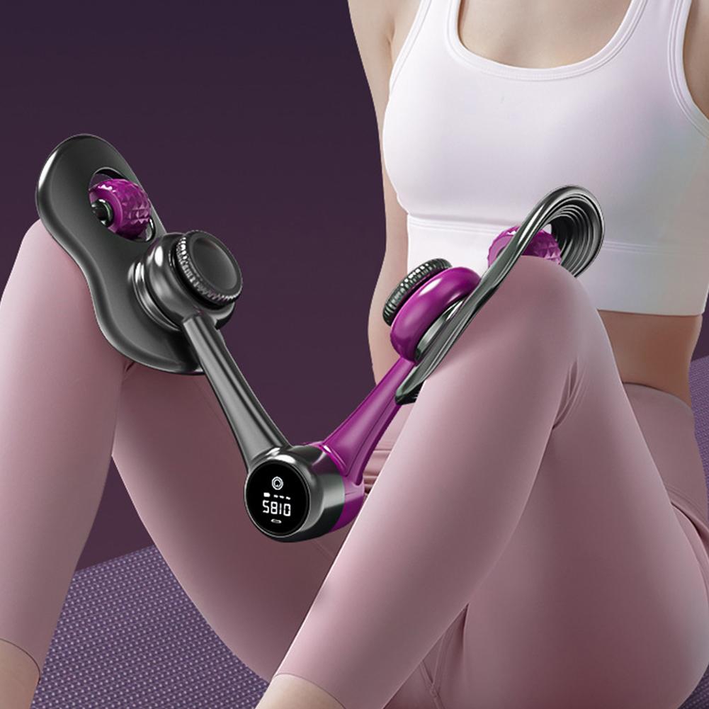 Beckenbodenmuskeltrainer Beckenbodenstärker mit Zähler Hüft- & Oberschenkelinnenseite Trainingsgerät für Heimtraining