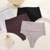 FINETOO Bodyshaper Høy midje sømløs thong Dame Anti-bakterie Truser Kvinnelige Intimates Undertøy