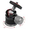 Aluminum Ball Head 90 Degree Tilt 360 degree Rotation Camera Mount Adapter for DSLR Cameras Smartphone