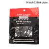 4/6/8/12/14/16 Inch Metal Chainsaw Chain Spare Parts Link Chainsaw Saw Chain Blade For Electric Saw Accessories Wood Cutting