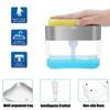 Distributeur de savon portable pour détergent de cuisine, chiffon propre, distributeur de savon pour pot de vaisselle, outil de nettoyage