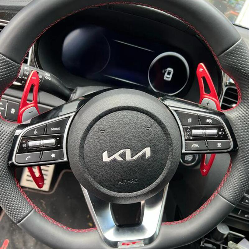 Shift Paddles For Kia Sorento 4 UM MQ4 GT-Line X-LINE Plug-In Hybrid 2016-2024 Car Steering Wheel Extension Shifter Sticker
