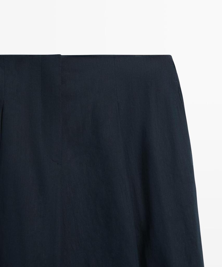 Masimodutti Linen Suit Pants