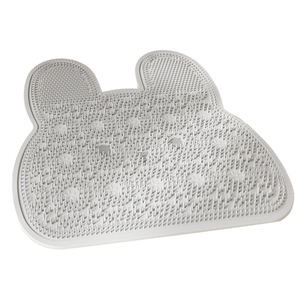 Silicone Bathroom Non-Slip Mat Massage Particles Suction Cups Non-Slip Bath Mat Easy Clean Massage Texture Bath Massage Mat
