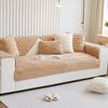 Sofa Cushion Thickened Fleece Cushion Autumn and Winter New Non-Slip Cover Cloth Shu Cotton Velvet Coral Velvet Sofa Cover