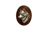 Siberian Husky, Chukcha - Dog Show Brooch, Starter Number Clip, Dog Pin by