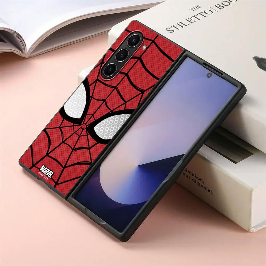 

Чехол с логотипом Marvel Человек-паук Веном для Samsung Galaxy ZFold5 ZFold3 ZFold6 Z Fold 7 6 5 4 3 ZFold4 ZFold7 Задняя крышка телефона Galaxy Z Fold4