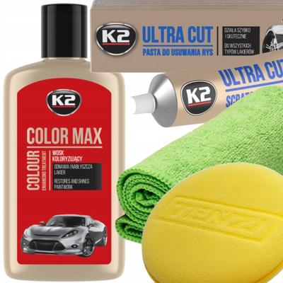 Set Pasta Wax Coloring Red For Removing Scratches On Scratches For Car