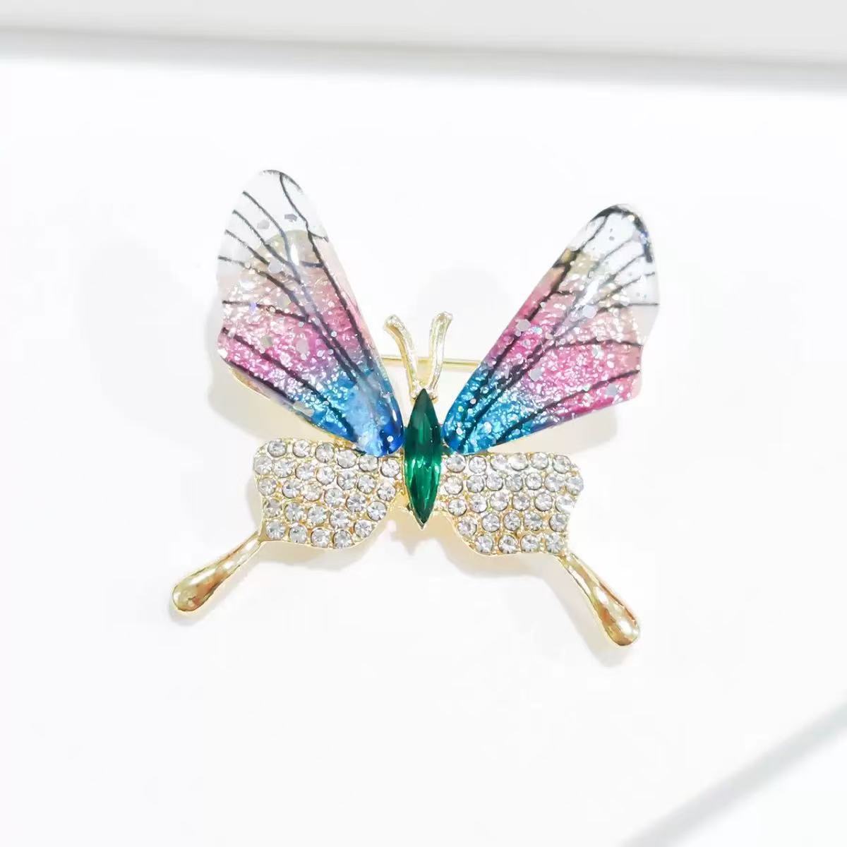 

Новая брошь-бабочка «Волшебник страны Оз» Премиальная темпераментная булавка Изящная металлическая корсажная брошь-стрекоза с бахромой Аксессуары