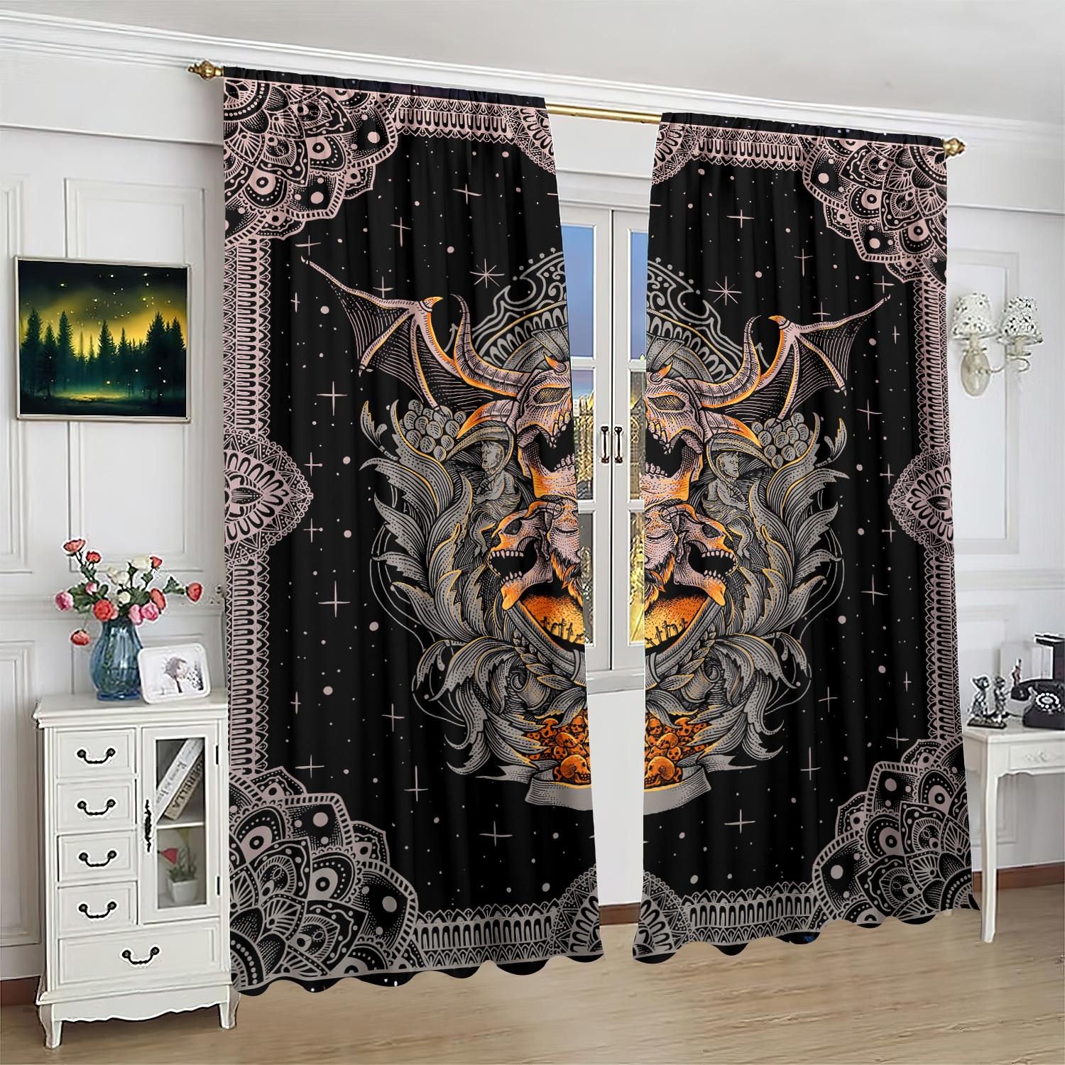 

2 шт. - на заказ - напечатанная штора - материал полиэстер - для спальни гостиной кабинета занавеска, препятствующая приватности 30inchx65inchx2Pcs