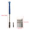 Blaues Verlängertes Halbautomatisches 0,8-3Mm Handbohrerset Handbohrer Bits Set Bohrwerkzeug Handwerkzeuge Für Heimwerkerhandwerk Machen