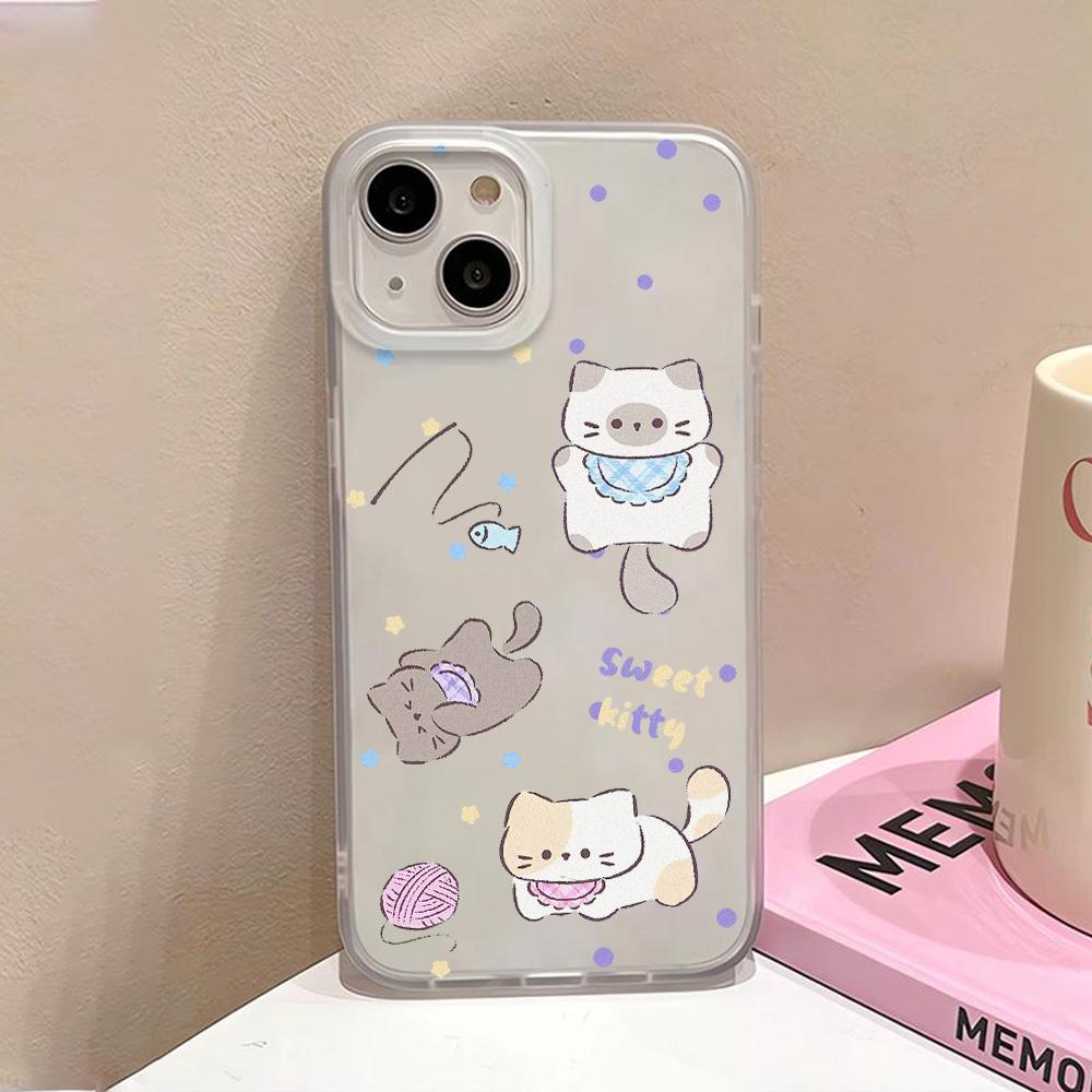 Uroczy Pies Kreskówkowy Szczeniak Etui na Telefon Dla iPhone 13 Etui iPhone 11 12 14 15 Pro Max 13 12 Mini 15 Plus Przezroczysta Pokrowiec Miękka Funda
