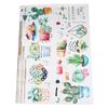 Cactus Potted Living Room Bedroom Tv Background Self-Adhesive Wall Stickers