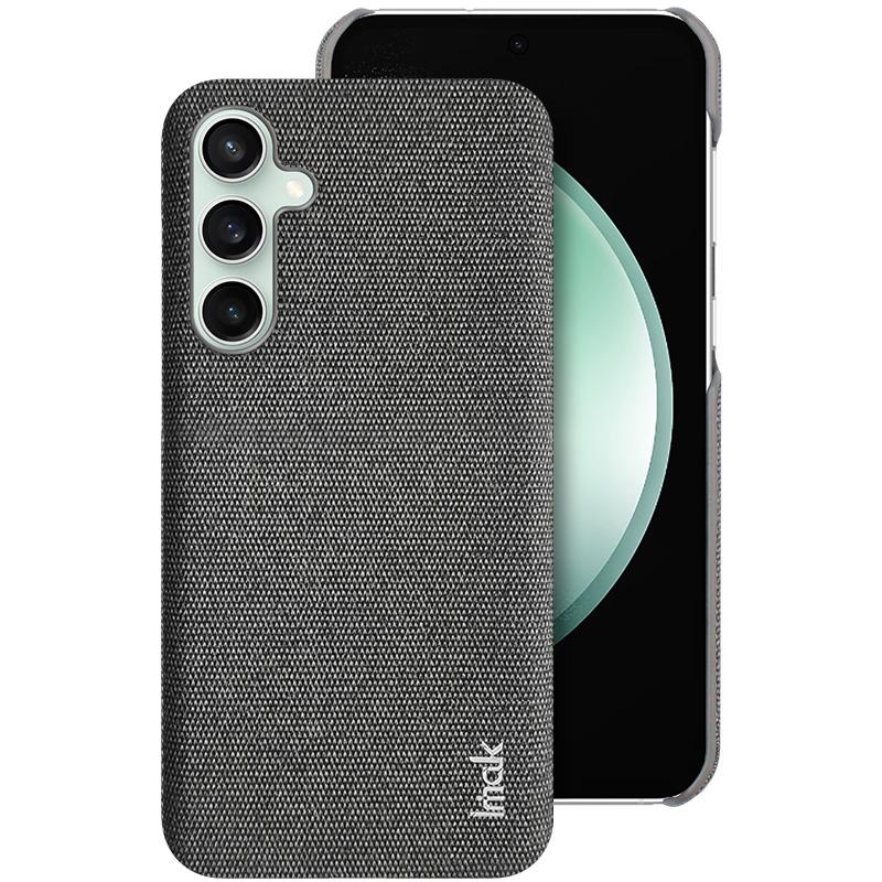 IMAK Ruiyi Series for Samsung Galaxy S23 FE Case Cloth Texture Leather Coated PC Cover