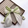 Tulip Bow Spring Clip - Fresh Sweet Hair Accessory with Tassels & High-End Feel