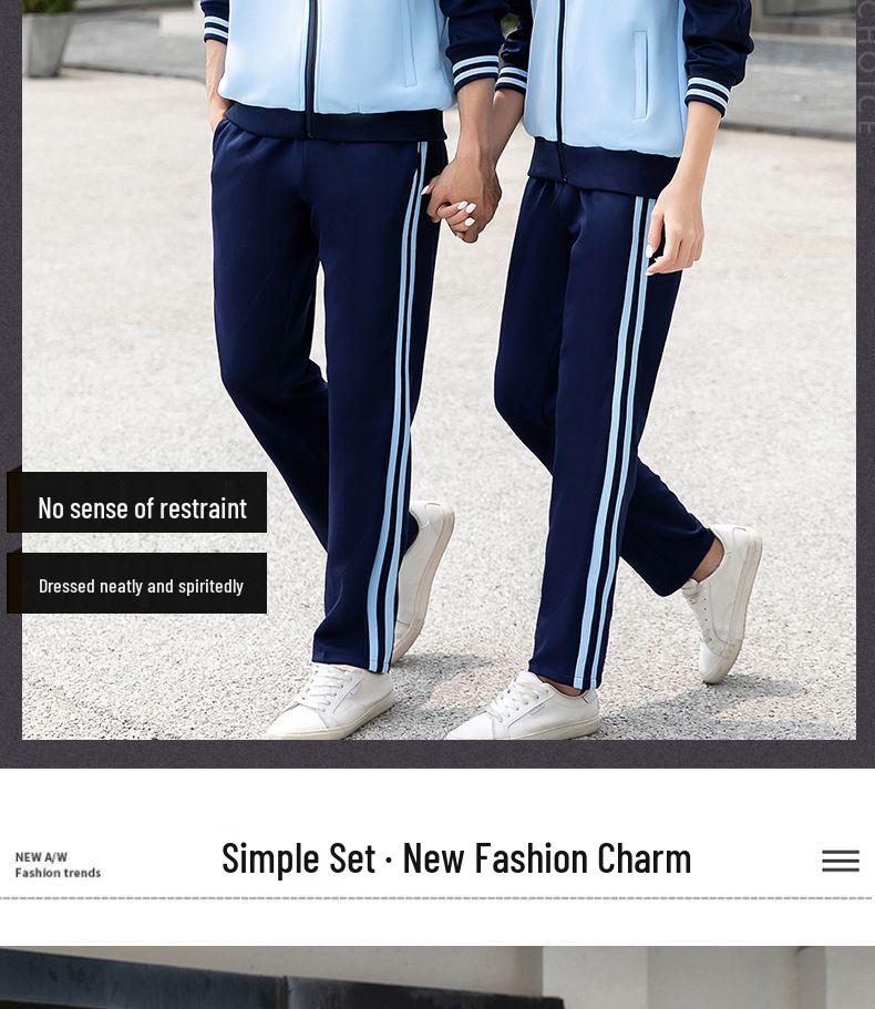 Couples' Sportswear Set: Spring/Autumn Running & Winter Casual Uniform for Men