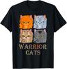 Camiseta Gráfica Warrior Cats para Amantes, Camiseta Unisex