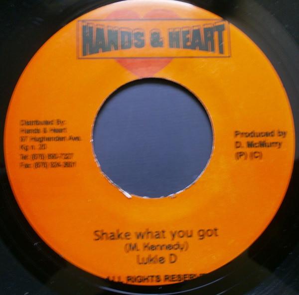 

7inch Record LUKIE D - Shake What You Got NONE Hands & Heart Jamaica Reggae, Ska & Dub Used