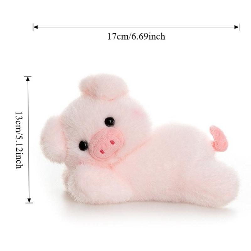 Cute Lying Animal Plush Toy Soft Kawaii Fox Stuffed Doll Fun Anime Capibara Plushie Throw Pillow Christmas Gifts for Kids Girls