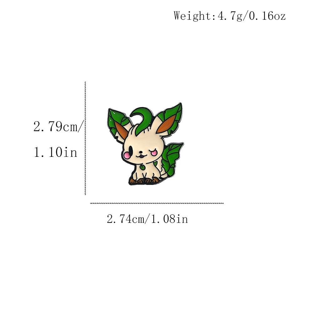 Eevee Family Pokémon Metal Brooch - Cute Anime Gift for Kids