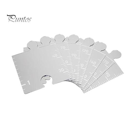 1/2/3Pcs Kids Growth Chart Mirror Dry Erase Board Children Room Nursery Bedroom Baby To Adults Boys Girls Wall Hanging Splicing Height Measurement