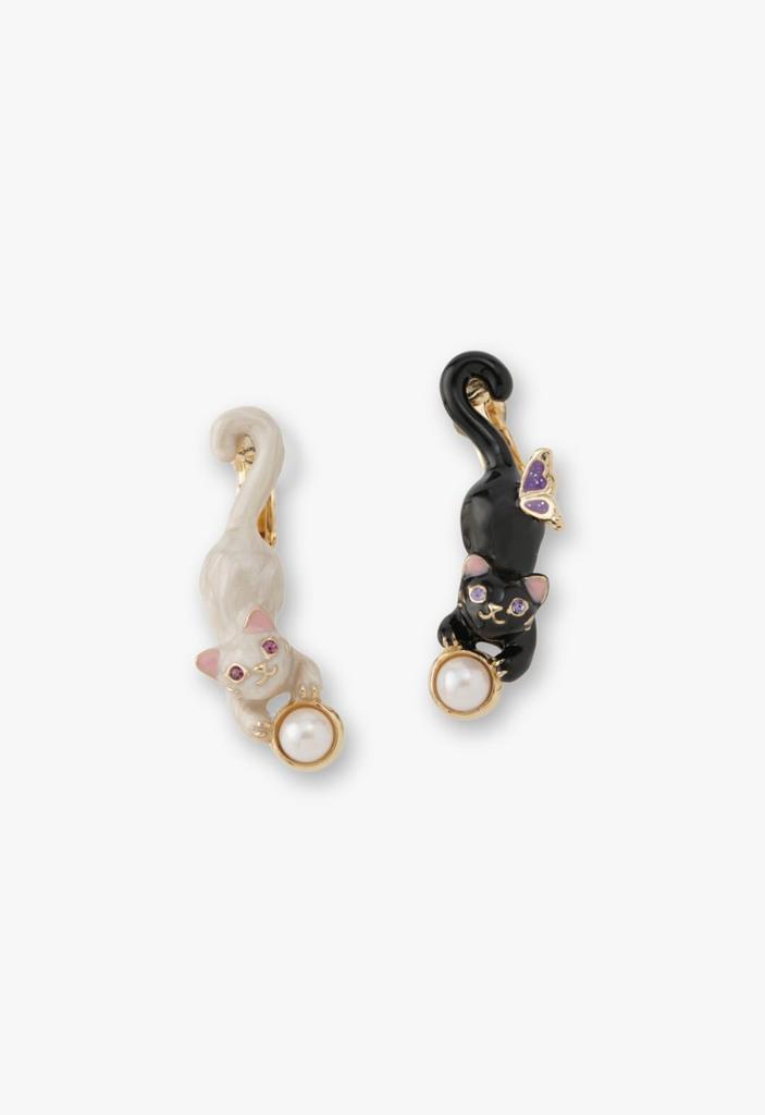 Cat Motif Earrings SAME1503 XX [Anna Sui]