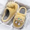 Bow cotton slippers winter 2025 new indoor home thick bottom non-slip piled warm plush slippers